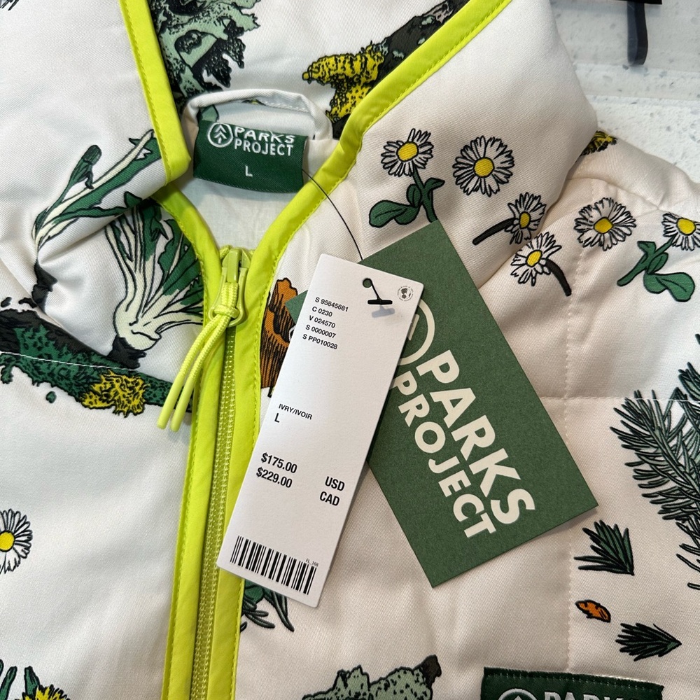 NWT/Parks Project/ unisex Forest Forager Quilted Jacket / New&flawless - Picture 3 of 16